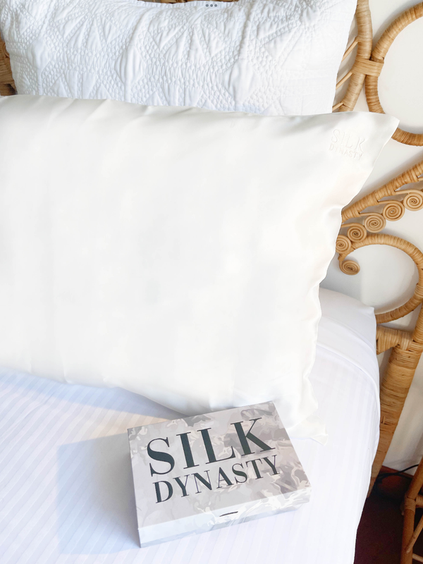 Silk Pillow Case White