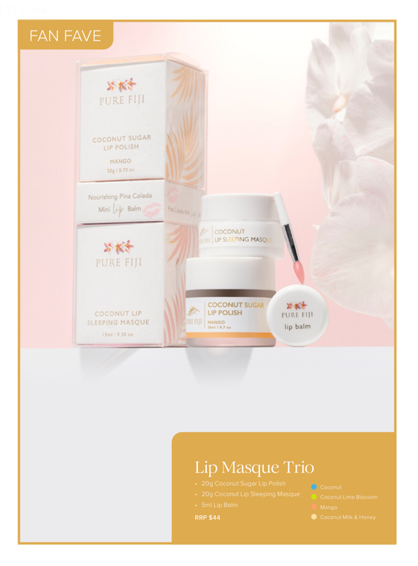 Pure Fiji Lip Masque Trio