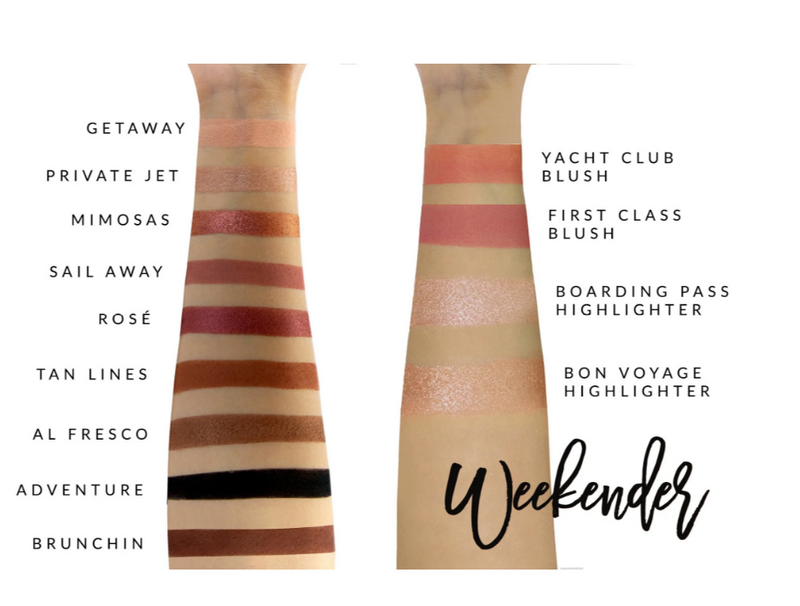 Youngblood- The weekender palette